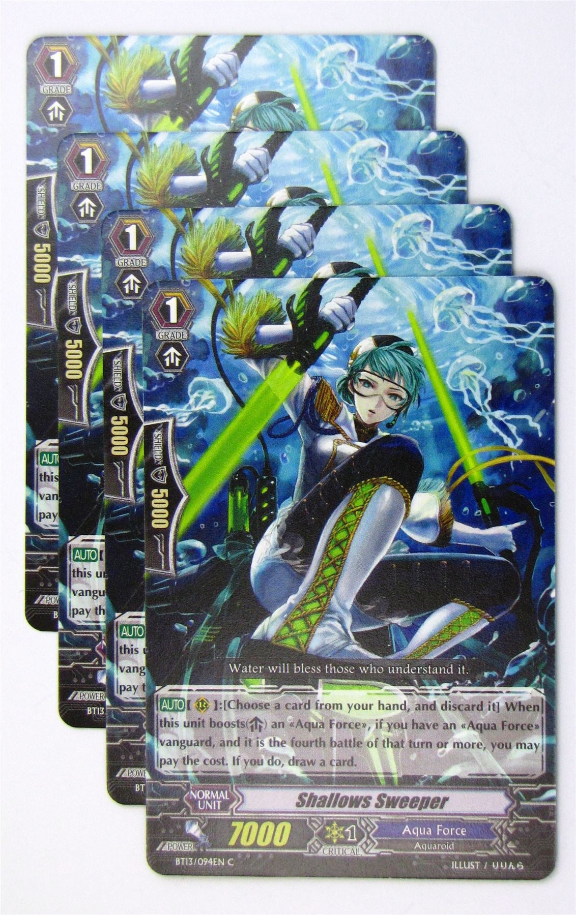 Cardfight!! Vanguard - Shallow Sweeper x4 BT13/094EN C