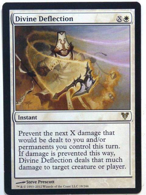 MTG magic: the gathering CCG - DIVINE DEFLECTION