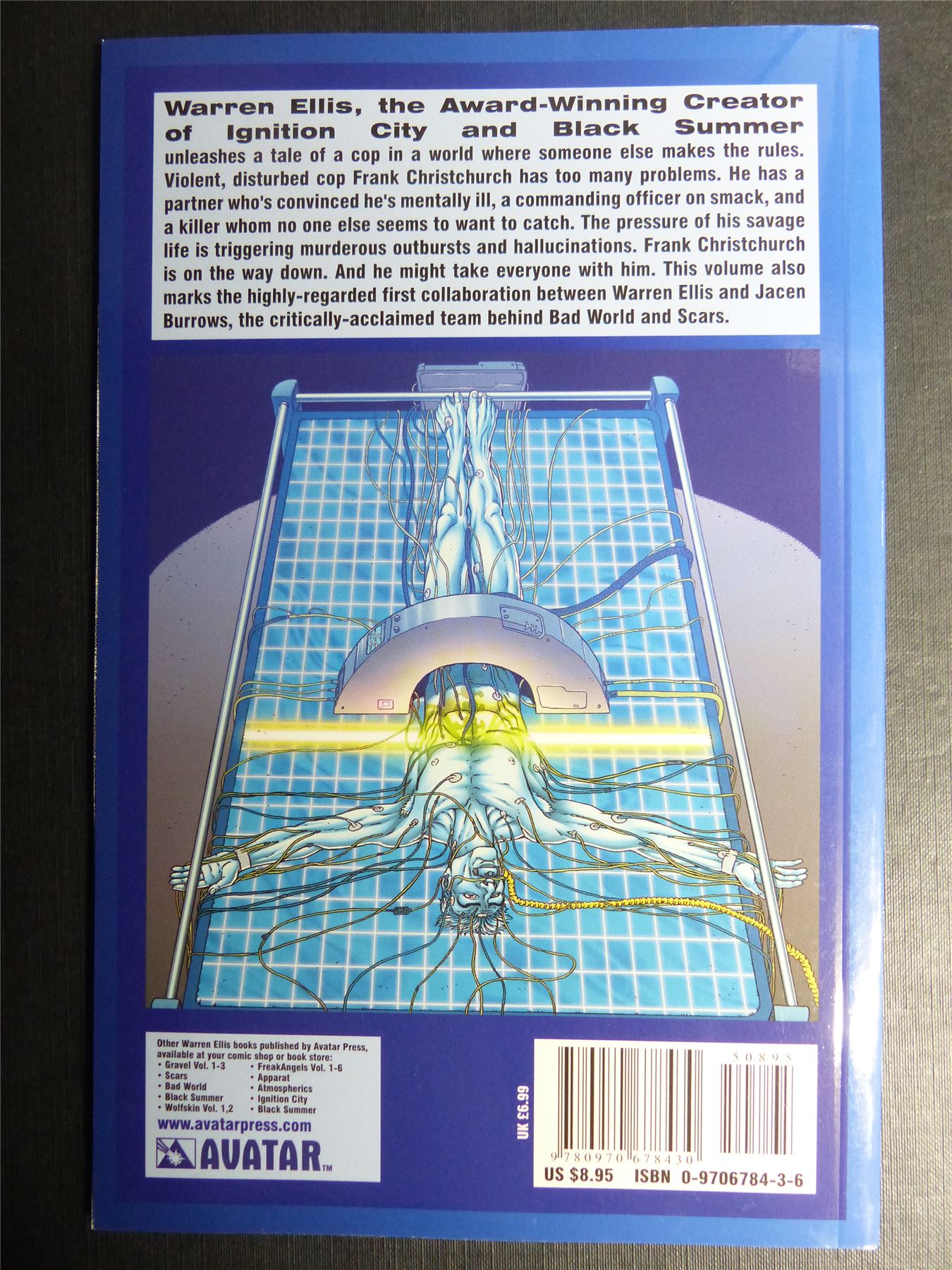 DARK Blue by Warren Ellis - Avatar Graphic Softback #34L