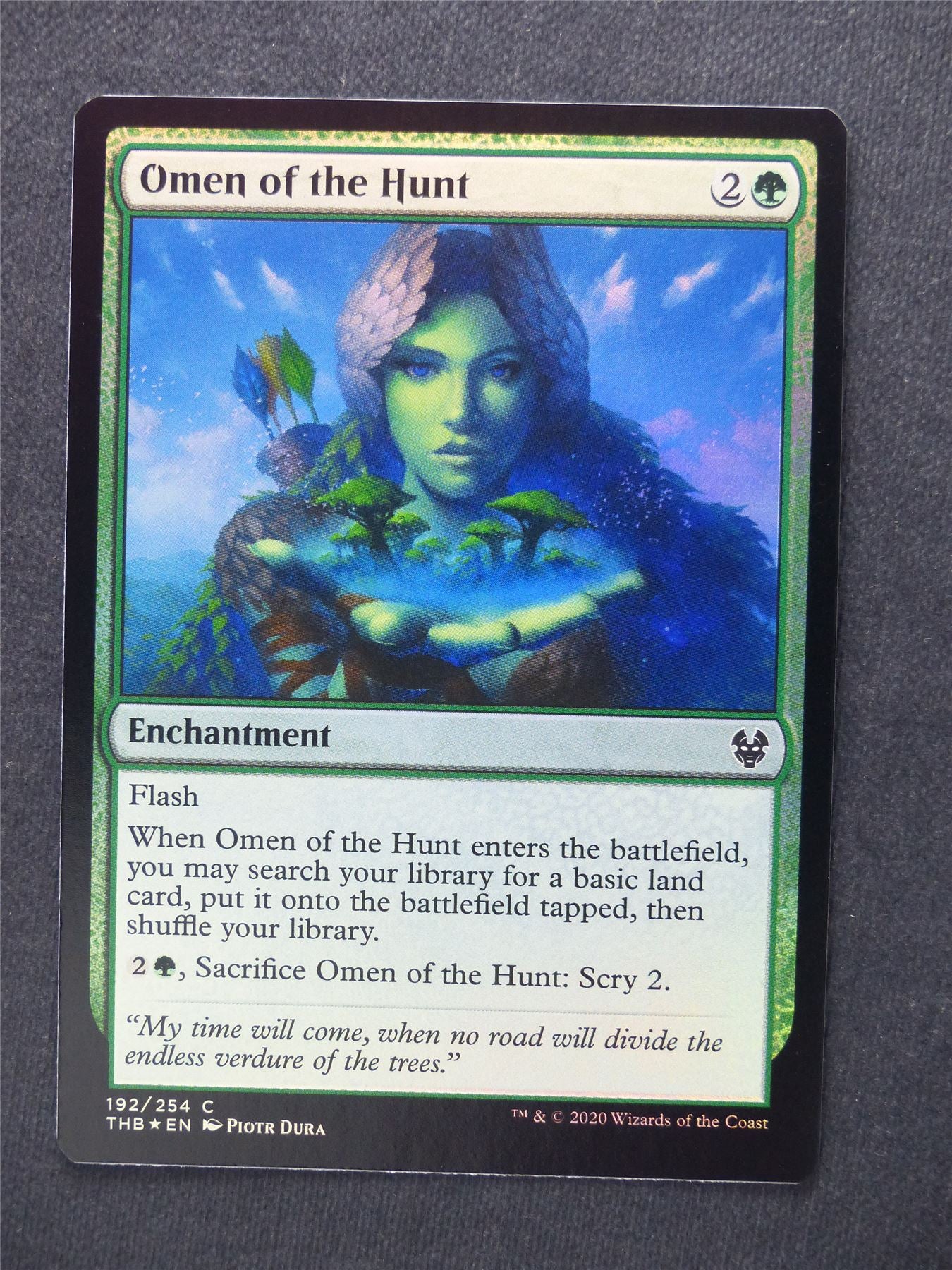 Omen of the Hunt Foil - Mtg Magic Cards #VU