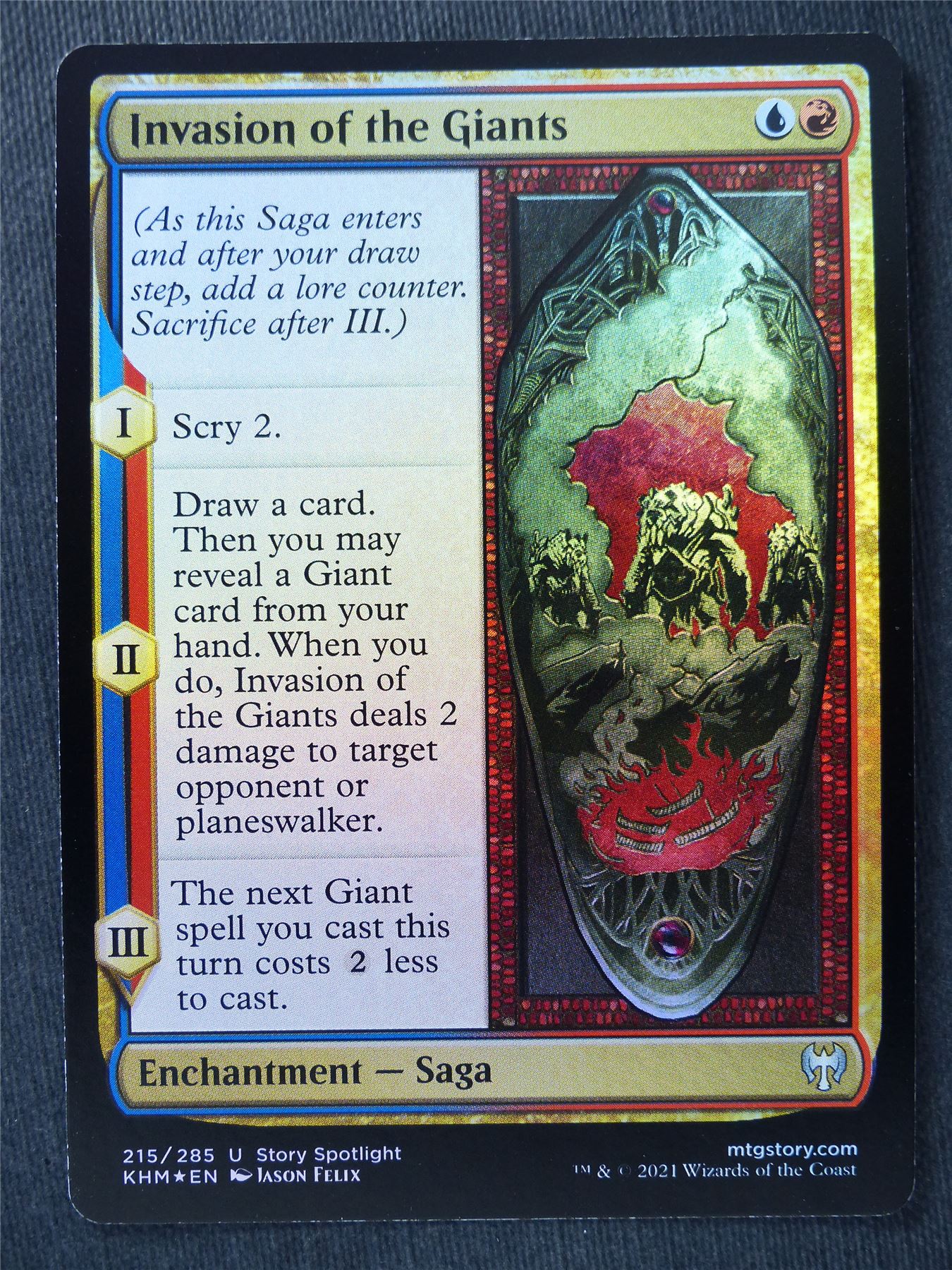 Invasion of the Giants Foil - Mtg Magic Cards #YC