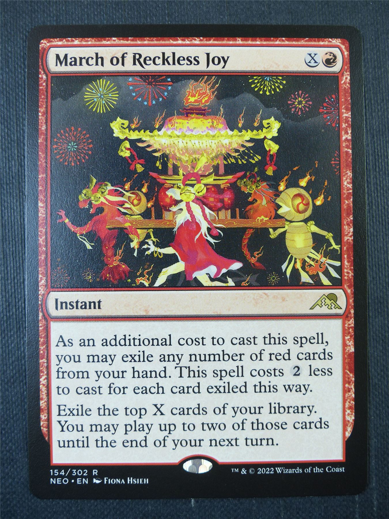 March of Reckless joy - Mtg Card #91V