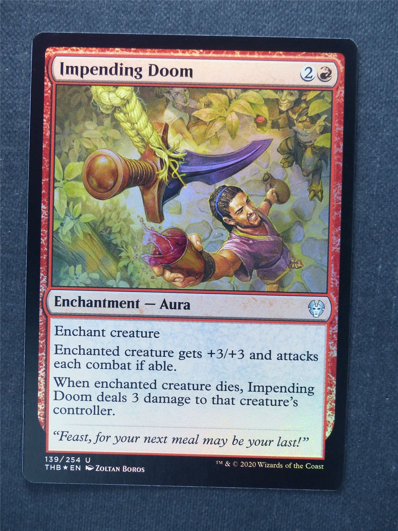 Impending Doom Foil - Mtg Magic Cards #RT