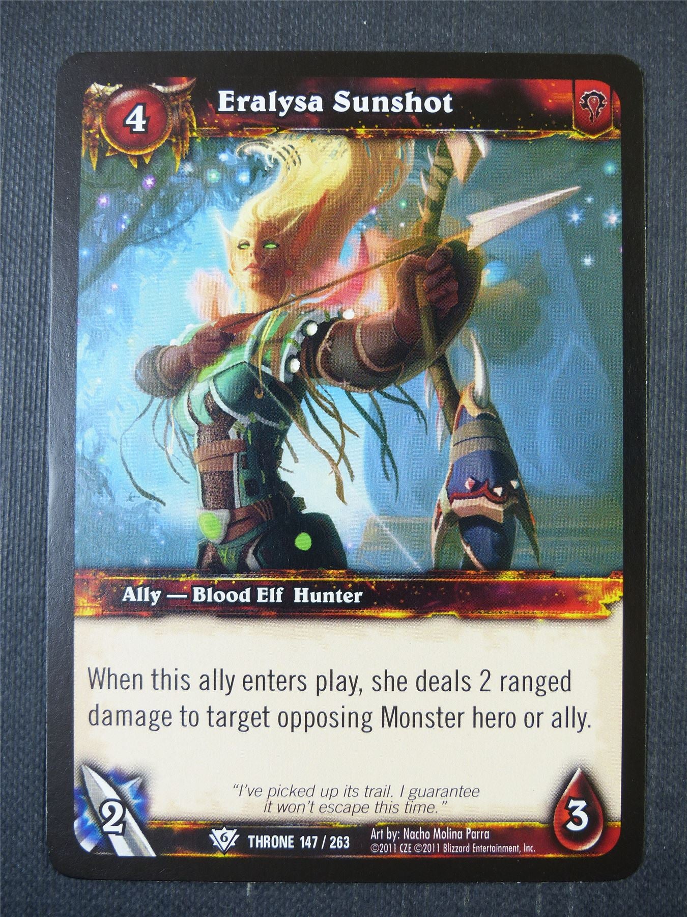 Eralysa Sunshot 147/263 - WoW Card #1B7