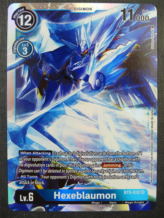 Hexeblaumon BT5-032 SR - Digimon Card #66R