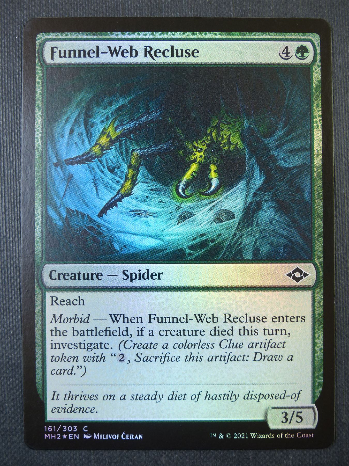 Funnel-Web Spider Foil - Mtg Card #98T