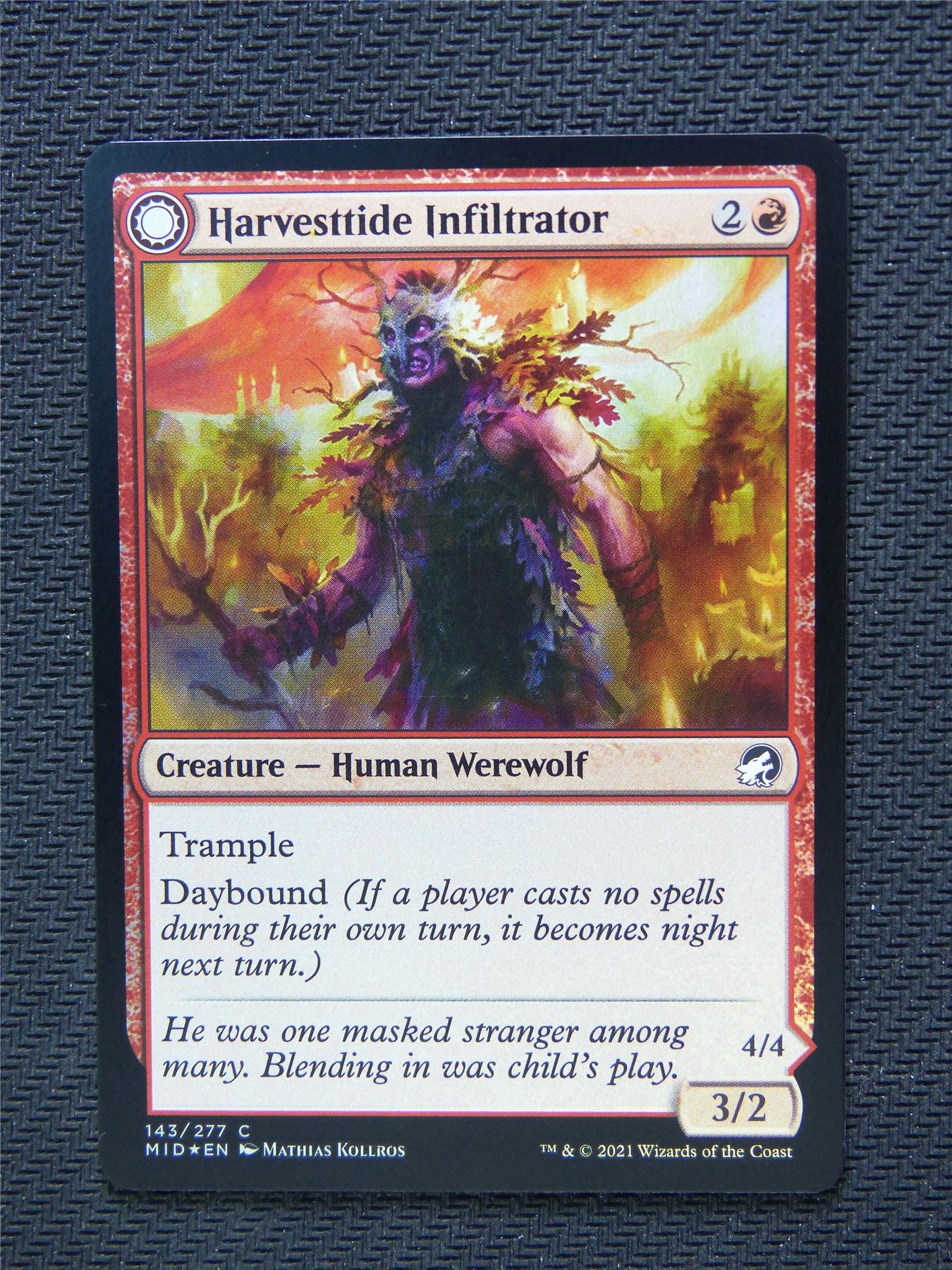 Harvesttide Assailant Infiltrator Foil - Innistrad - Mtg Card #3O2