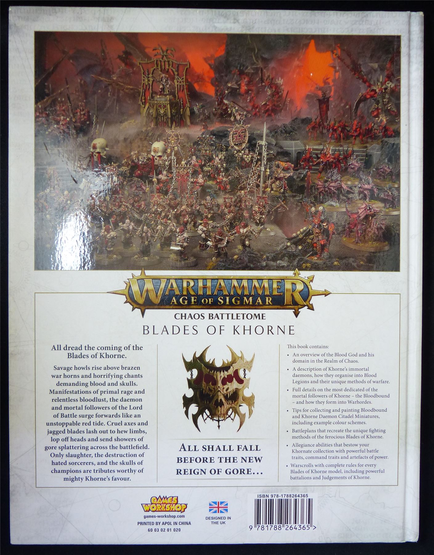 Warhammer Age of Sigmar: Chaos Battletome Blades of Khorne 2nd  - Warhammer Hardback #2QV