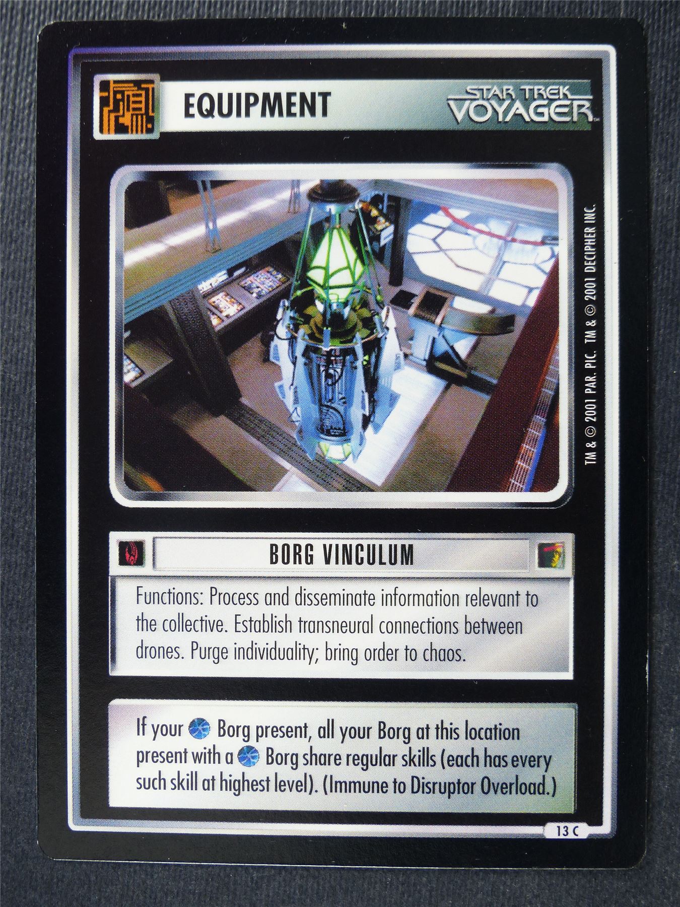 Borg Vinculum - Voyager - Star Trek Card #4XG