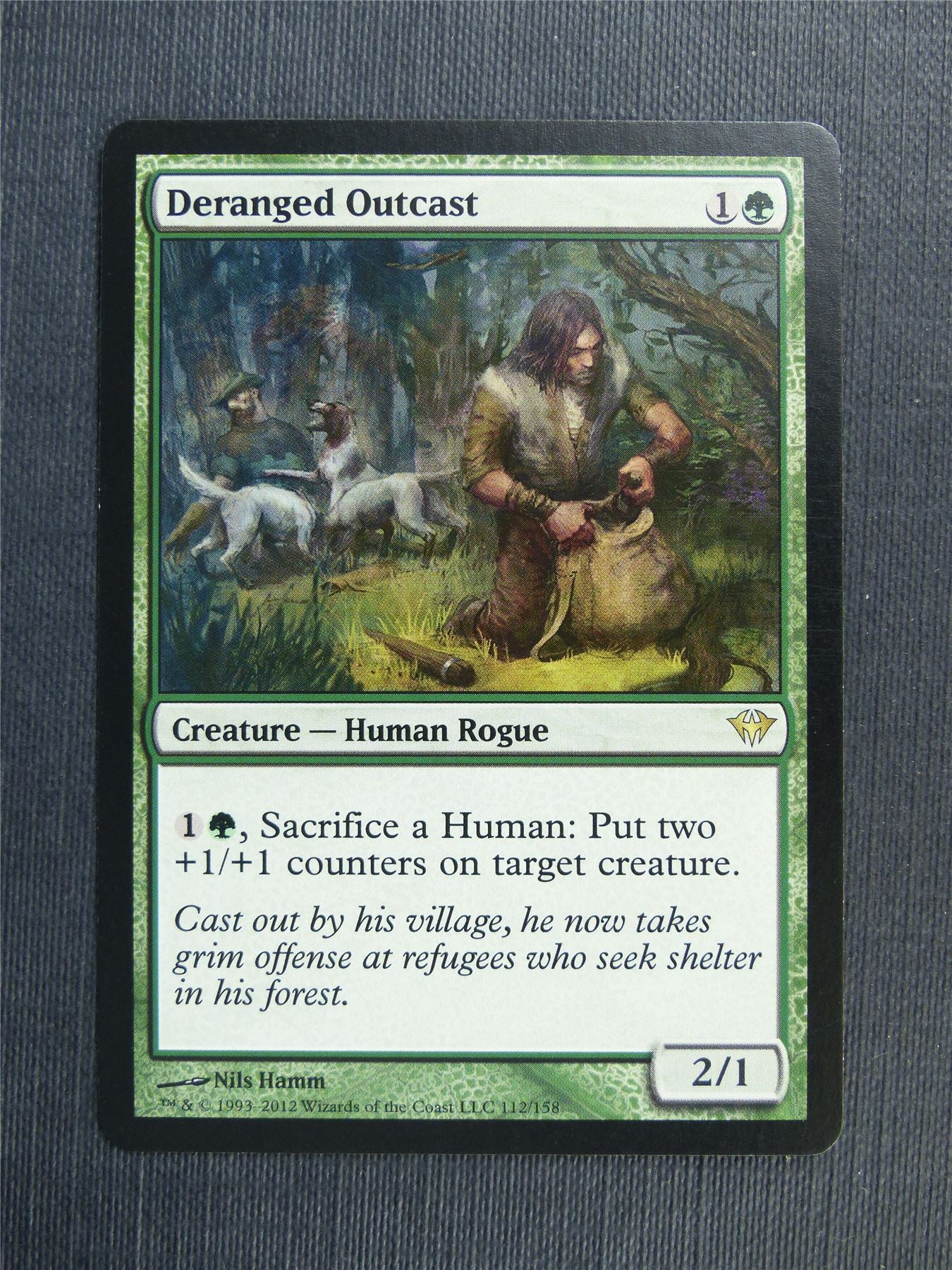 Deranged Outcast - Mtg Magic Cards #3A3