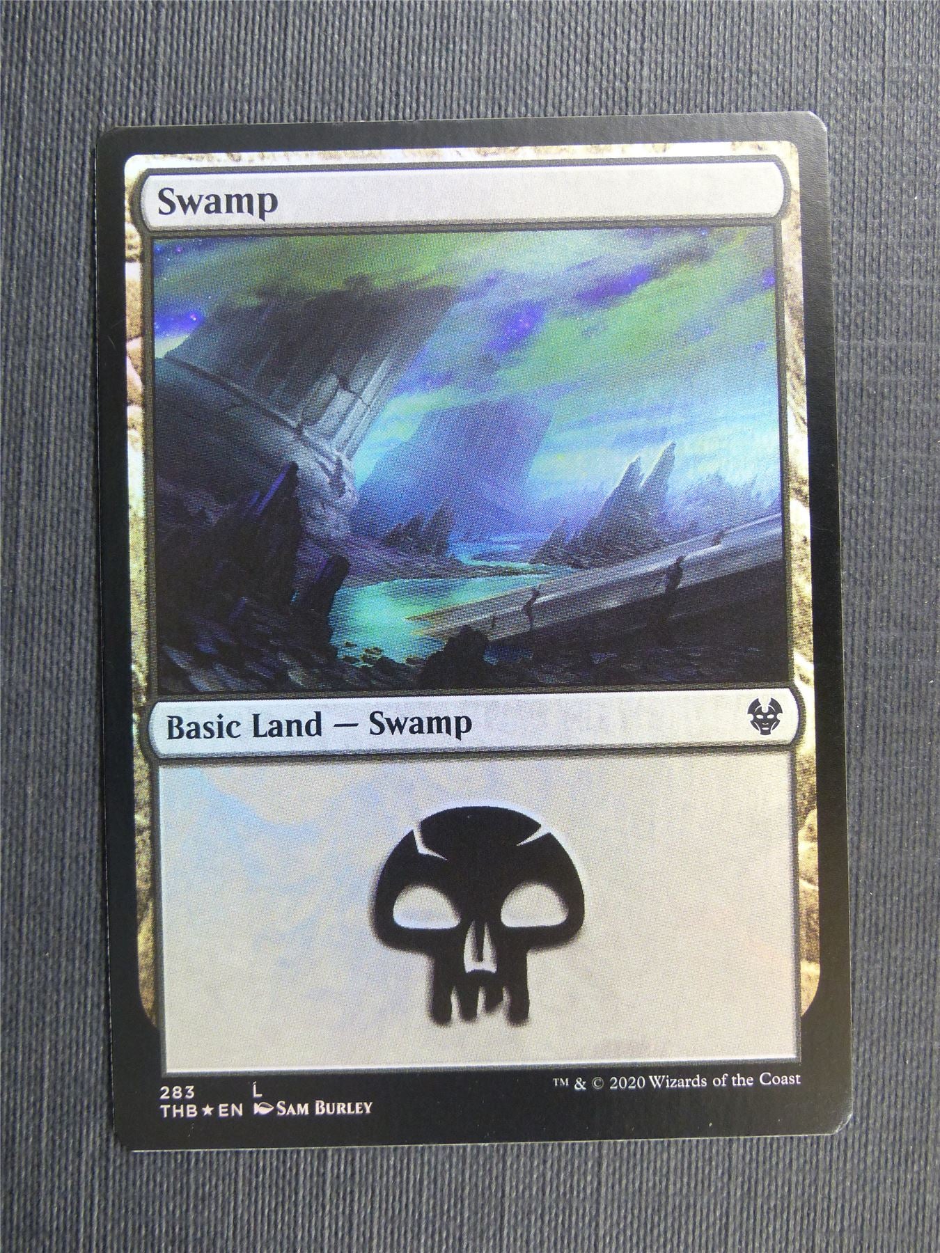 Swamp 283 Foil - Theros Collector Ed - Mtg Magic Cards #3OL