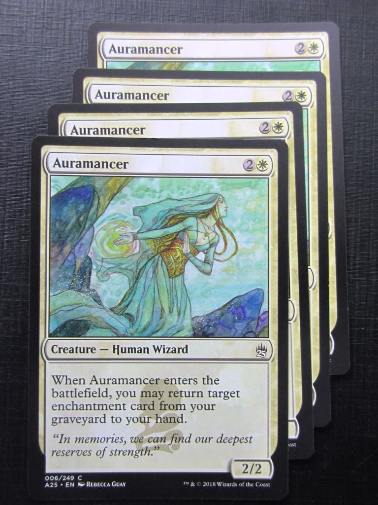 Auramancer x4 - Masters 25 - Mtg Card # 10B13