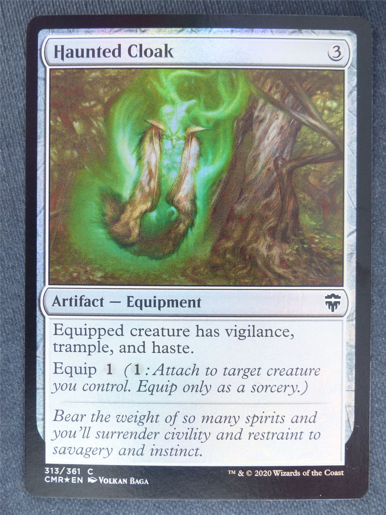 Haunted Cloak Foil - Mtg Magic Cards #IC