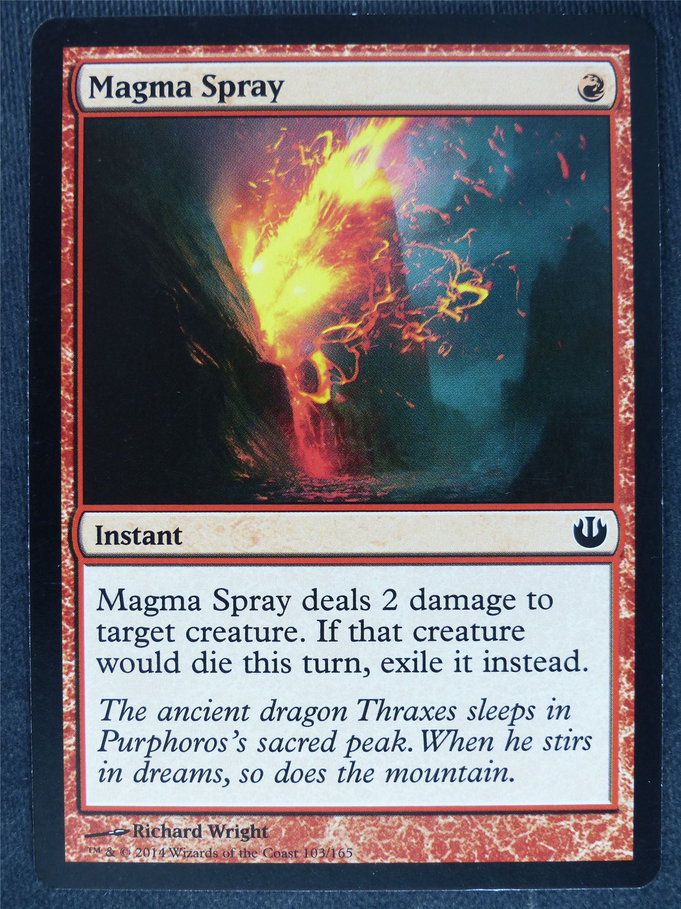 Magma Spray - Mtg Magic Cards #A5