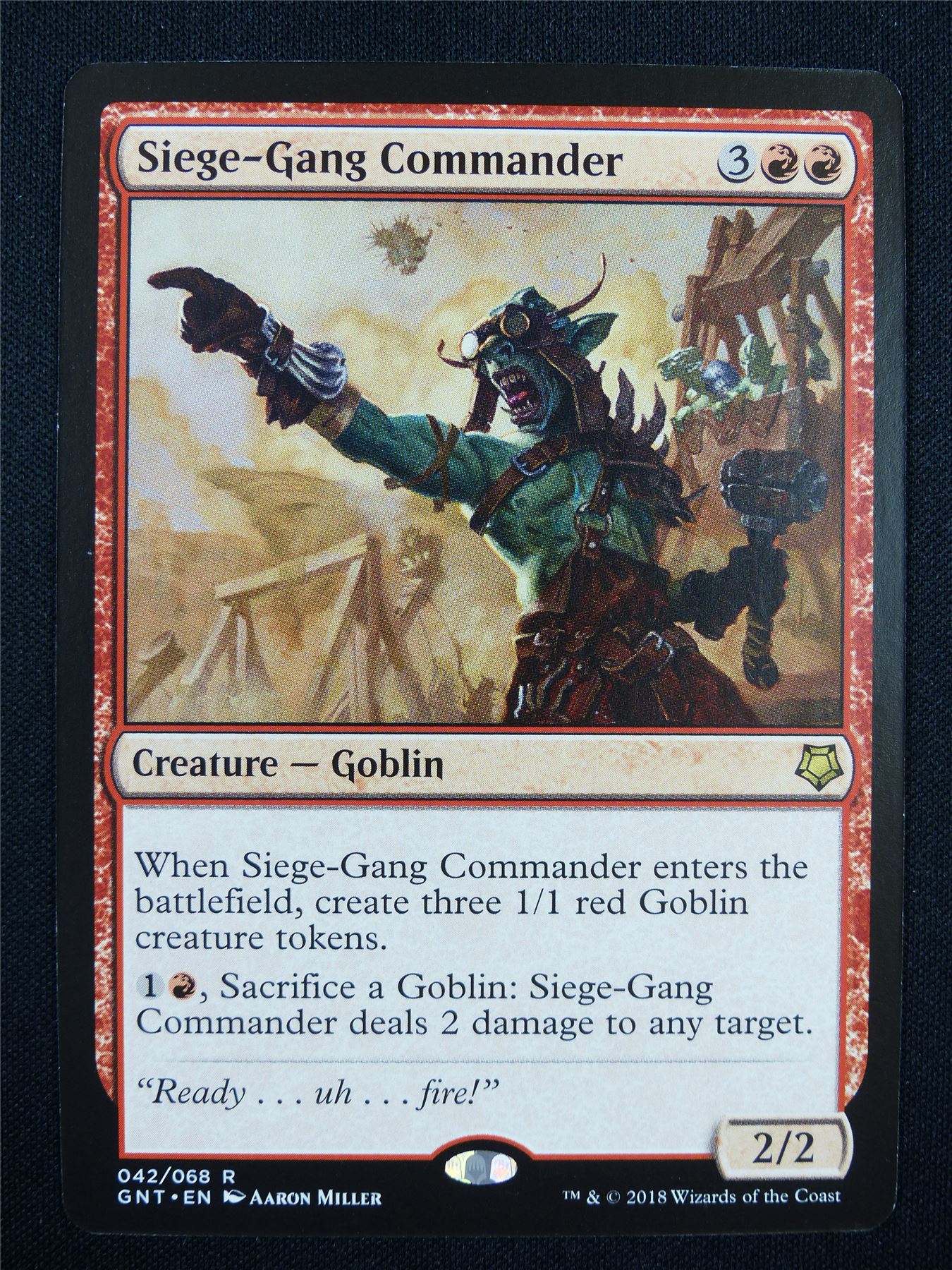 Siege-Gang Commander - Mtg Card #1F9