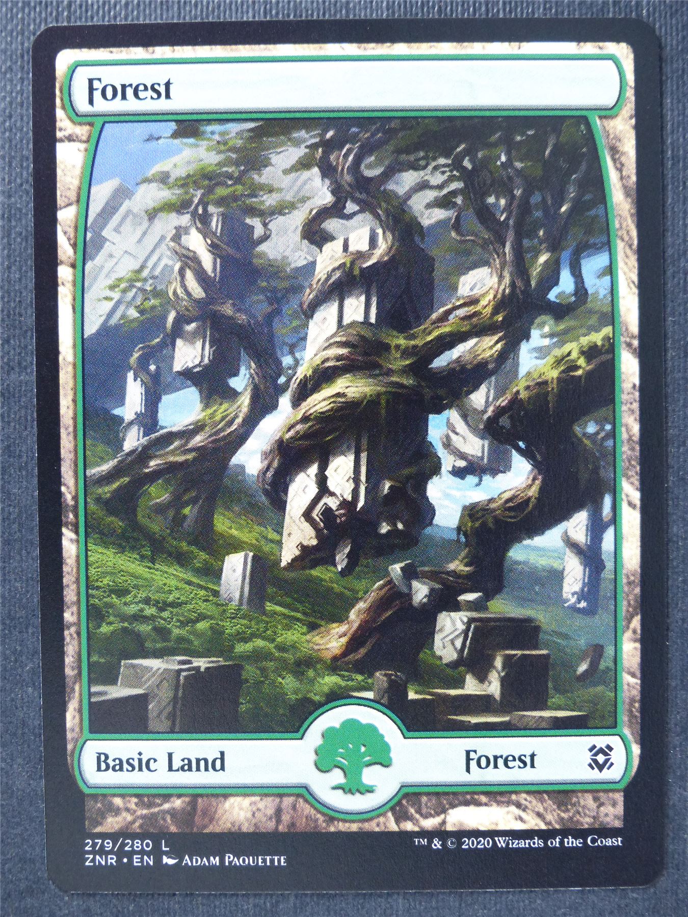 Forest 279/280 Full Art - Mtg Magic Cards #BG