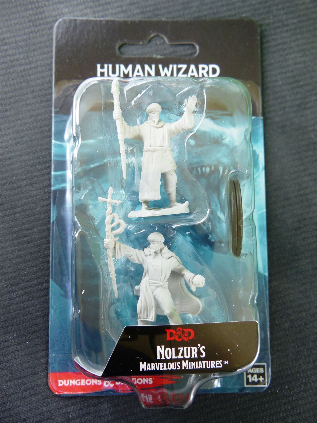 Human Wizard Miniature - Dungeons and Dragons #9V