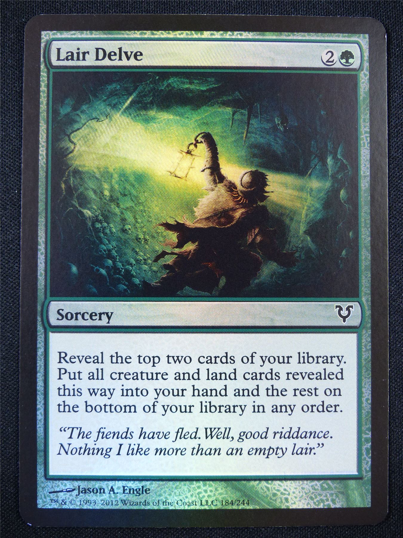 Lair Delve Foil - Mtg Card #1ZY