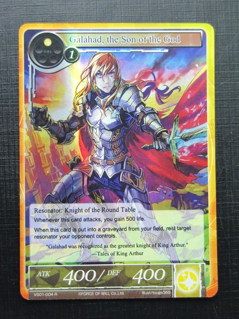 Force of Will Cards: GALAHAD, THE SON OF THE GOD FOIL # 18G83