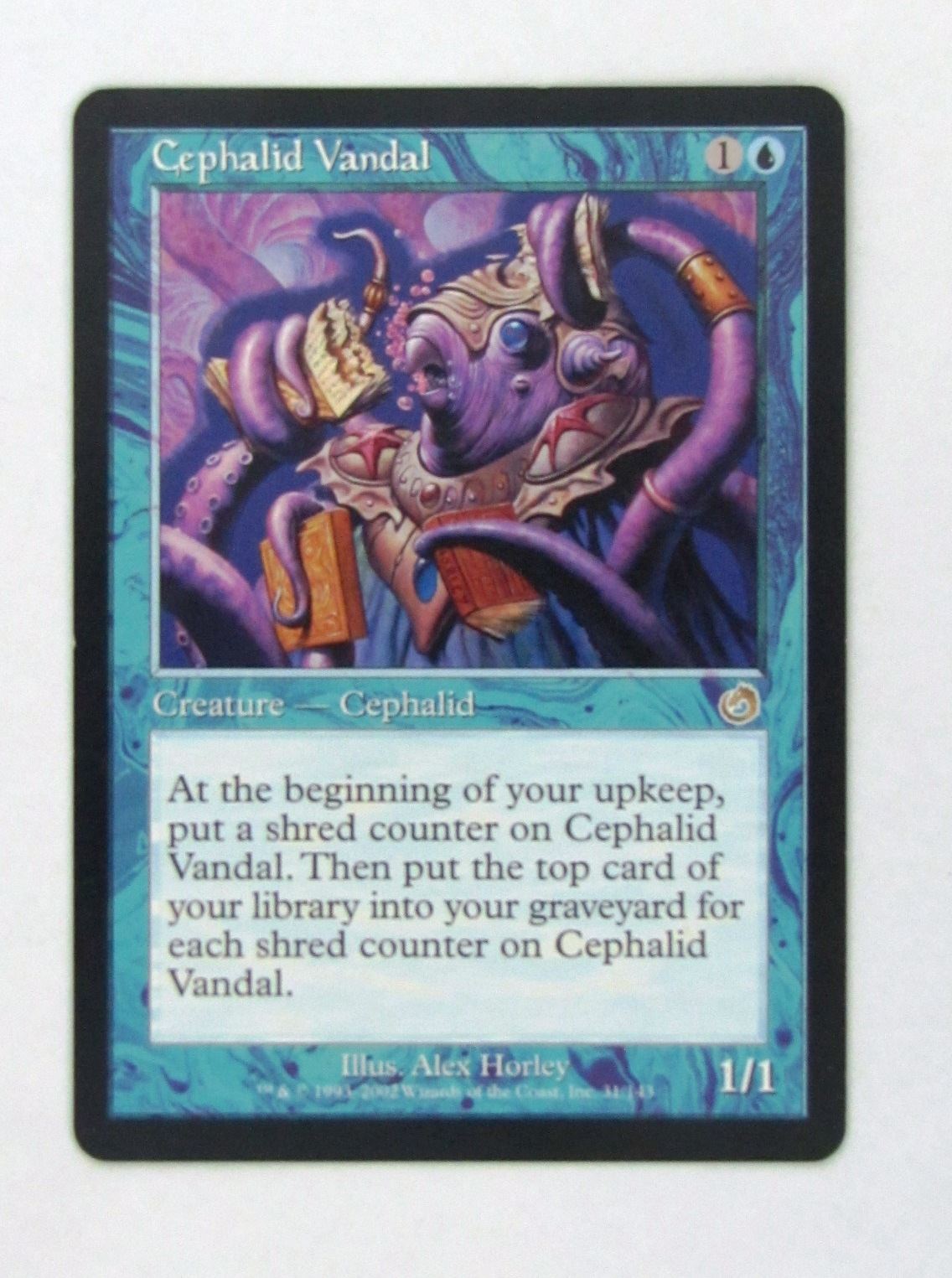 Mtg - CEPHALID VANDAL - Played Rare