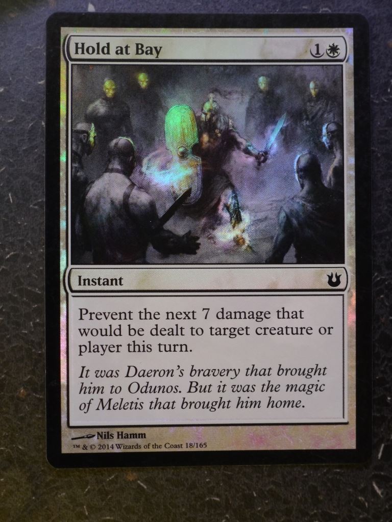 MTG Magic Cards: HOLD AT BAY FOIL # 4I52
