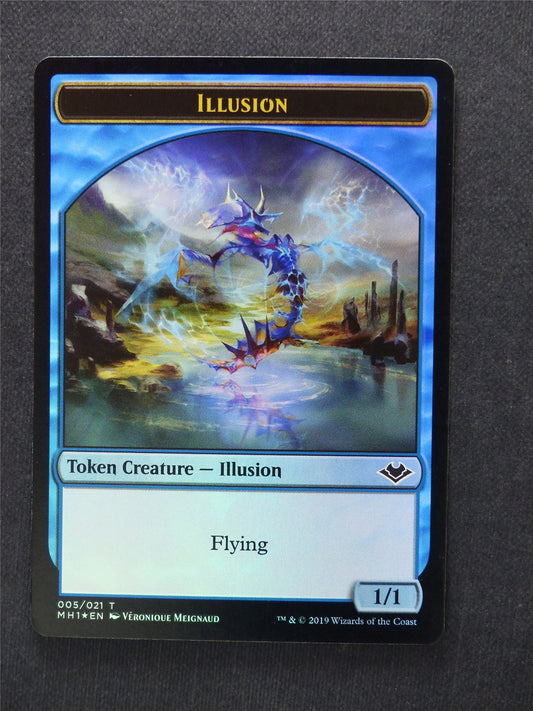 Illusion Token Foil - Mtg Magic Cards #ZN