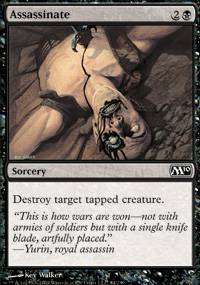Mtg Magic Card: M10 : Assassinate