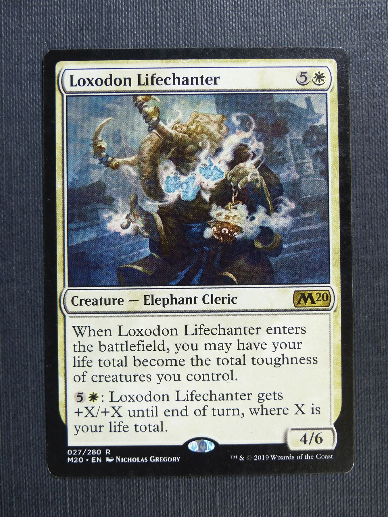 Loxodon Lifechanter - Mtg Magic Cards #OU