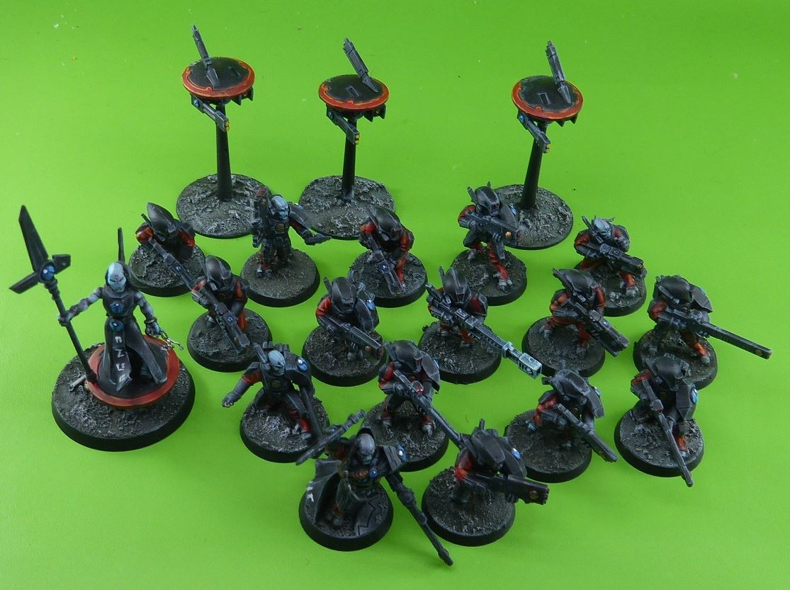 Tau Empire Small Force Painted - Warhammer 40K #7JA