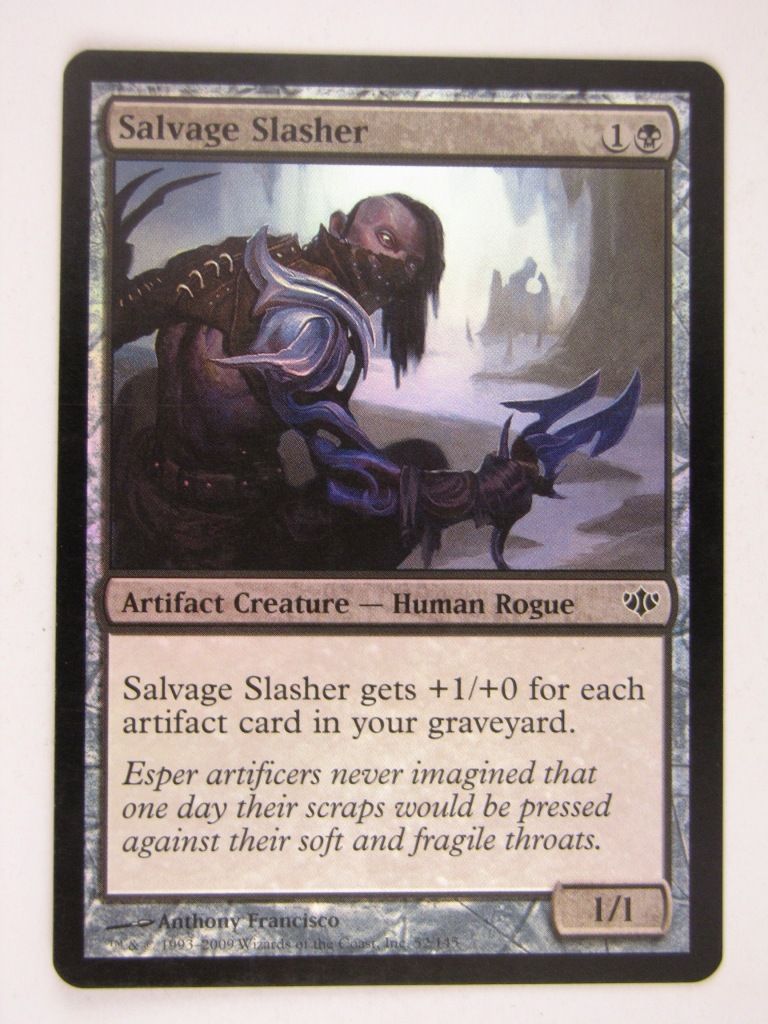Mtg FOIL - SALVAGE SLASHER - played
