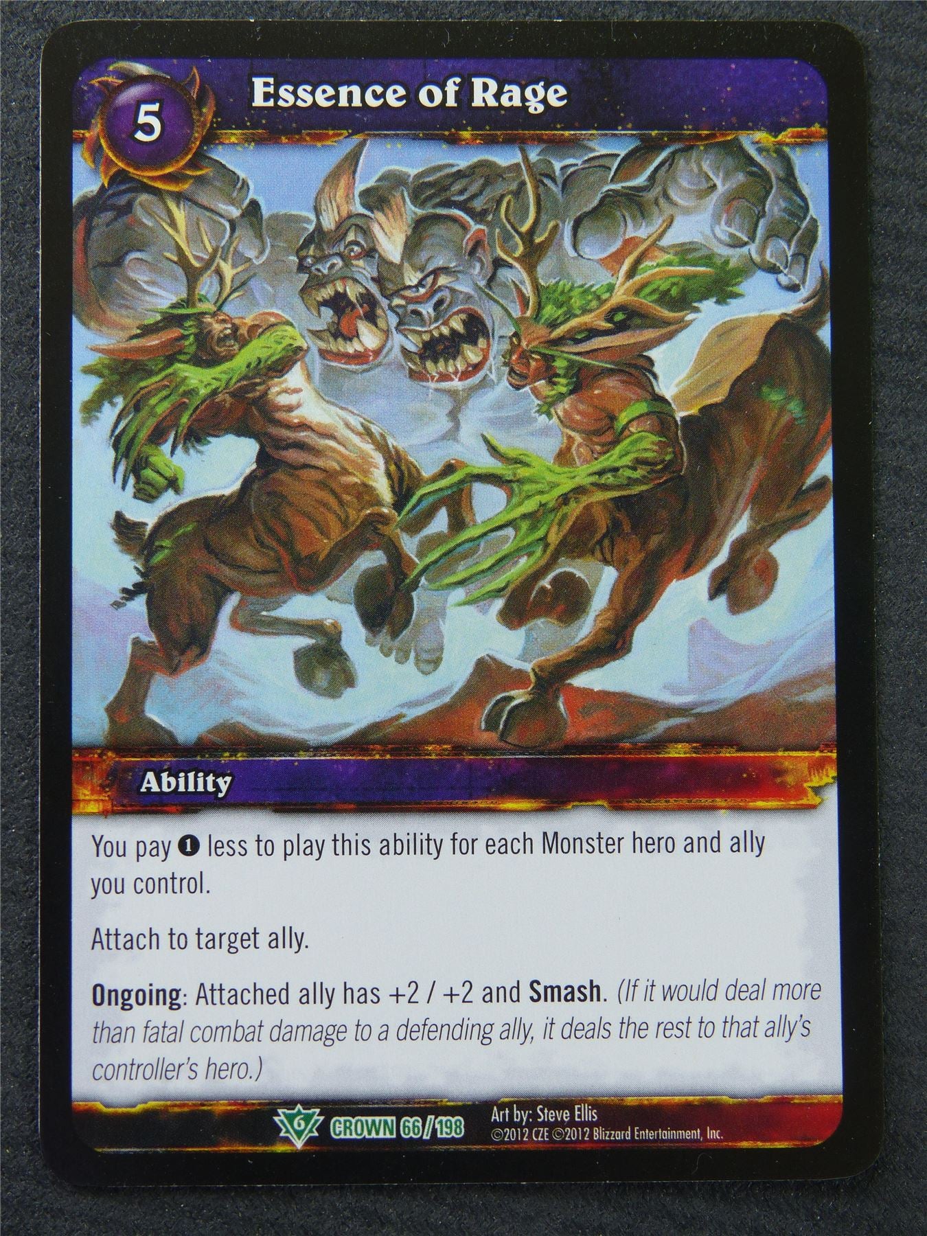 Essence Of Rage - Uncommon - World Of Warcraft #1I5