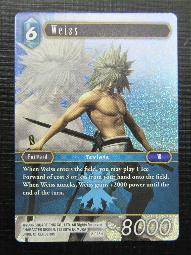 Final Fantasy Cards: WEISS 2-025H FOIL # 27E69