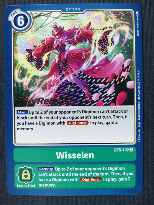 Wisselen BT5-102 R Pre-Release Promo - Digimon Cards #3B0