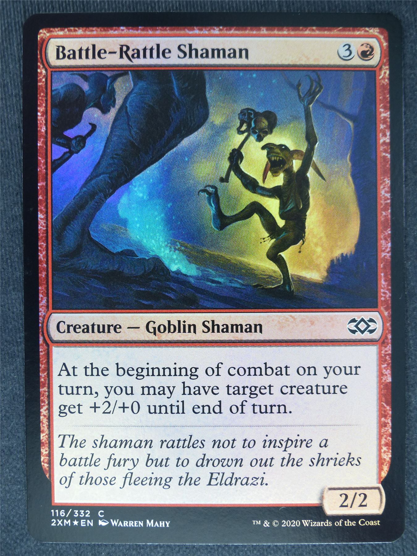Battle-Rattle Shaman Foil - Mtg Magic Cards #AT