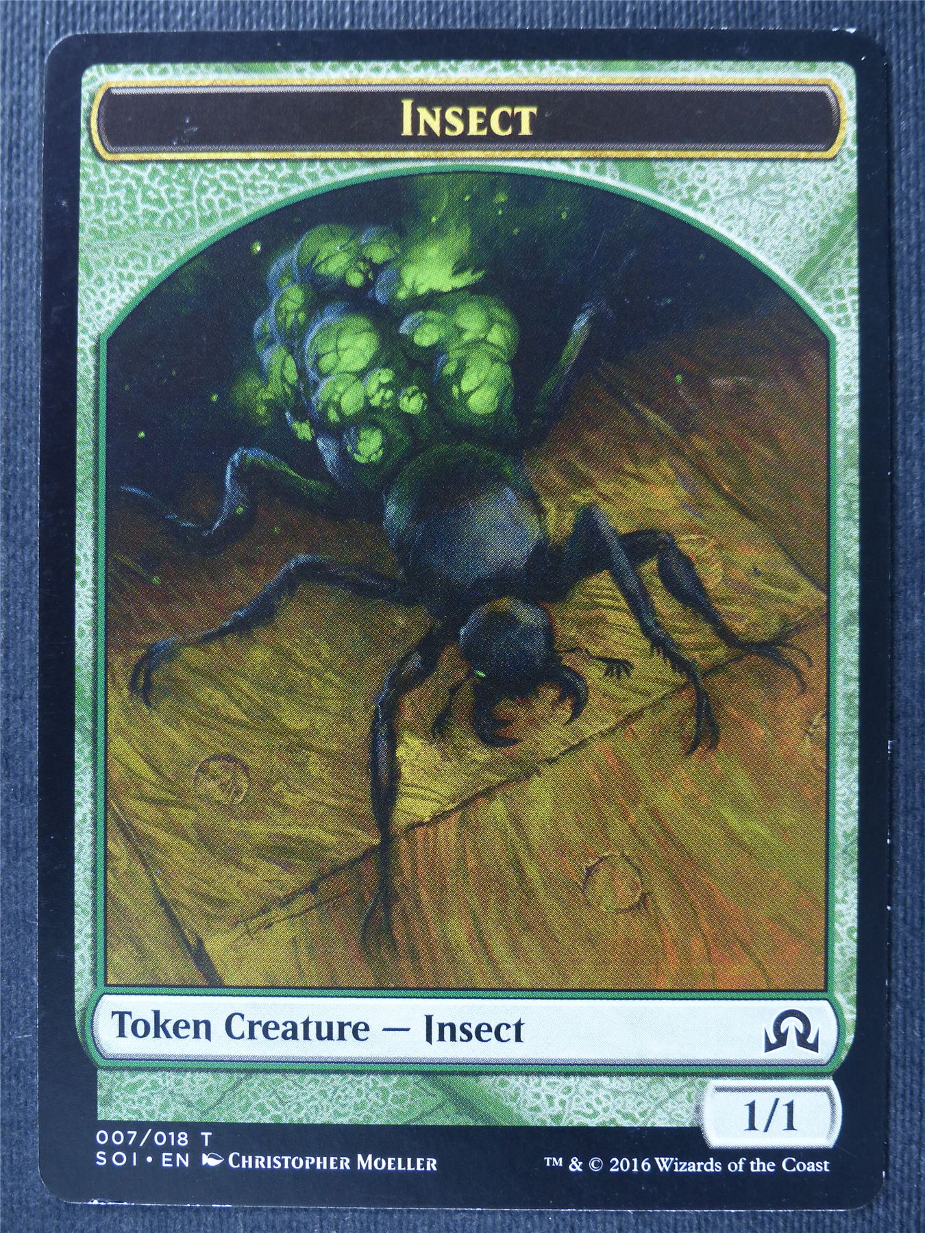 Insect Token - Mtg Card #1WB