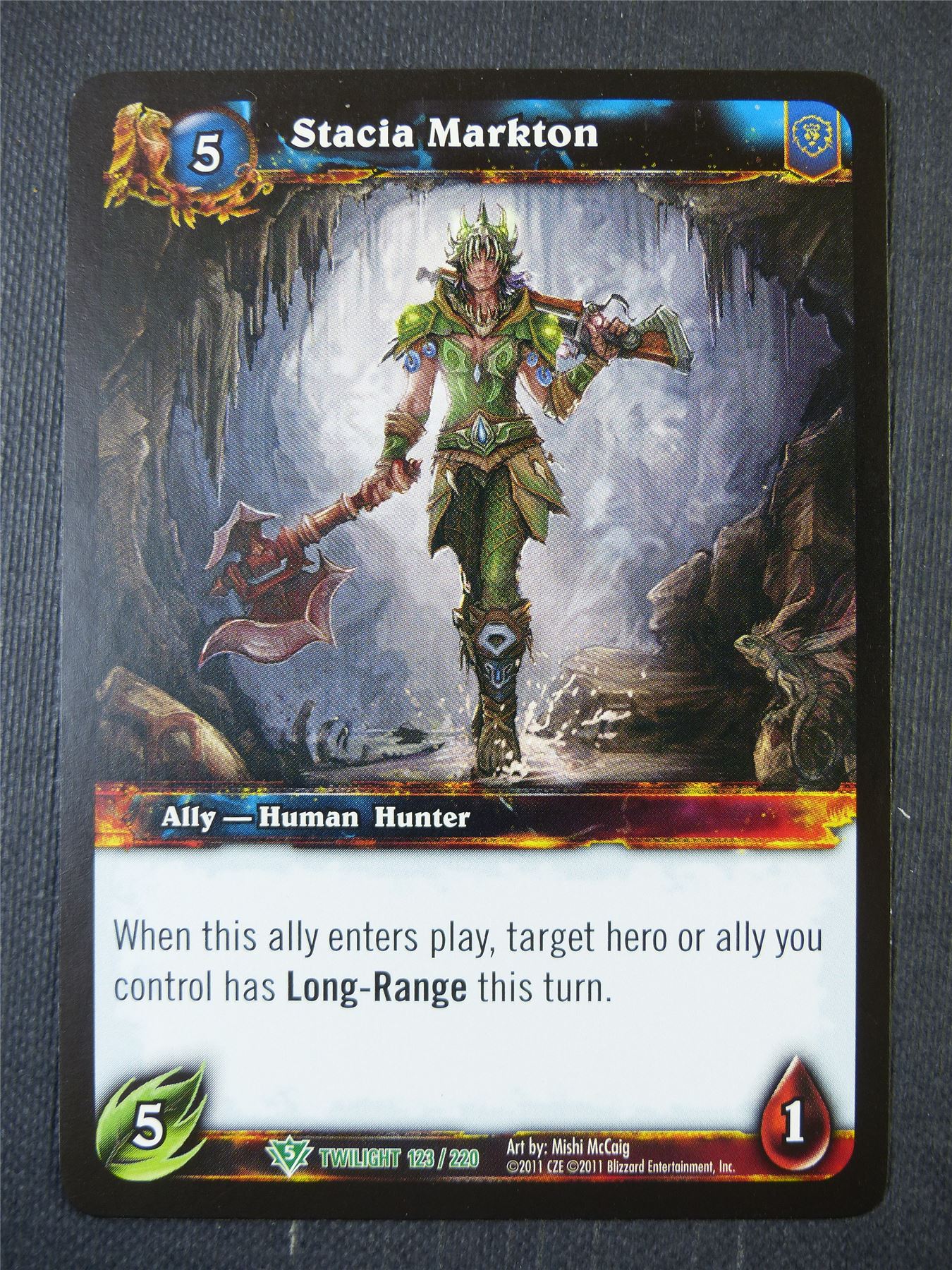 Stacia Markton 123/220 - WoW Card #16T