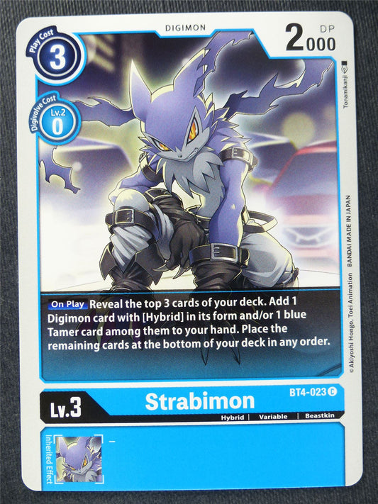Strabimon BT4-023 C - Digimon Cards #106