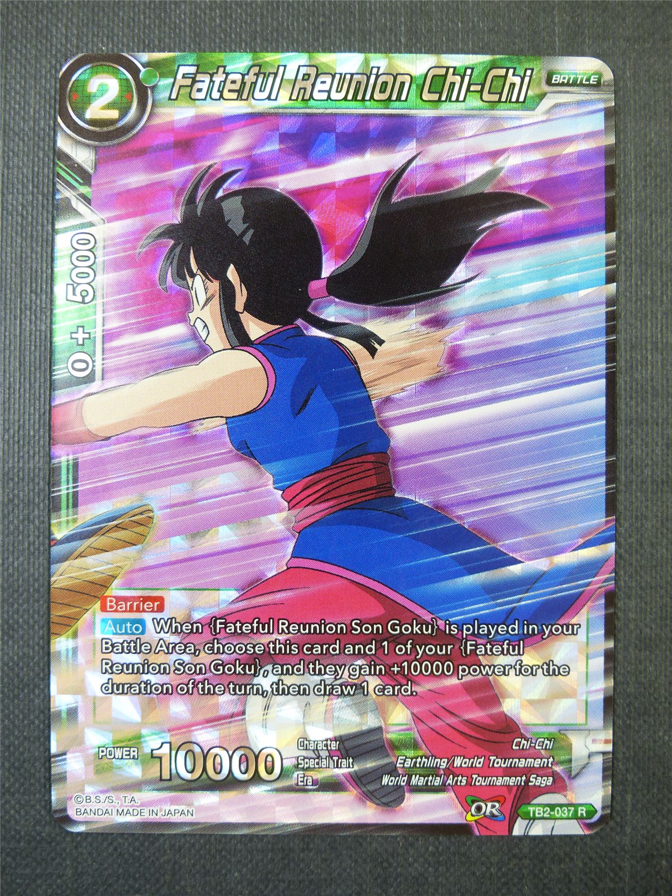 Fateful Reunion Chi-Chi R - Dragon Ball Super Card #A40
