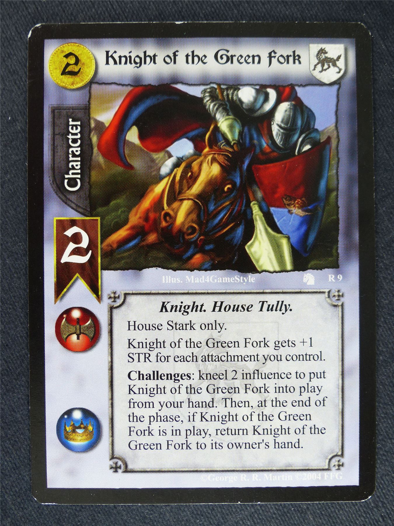 Knight of the Green Fork - Game of Thrones Cards #Y1