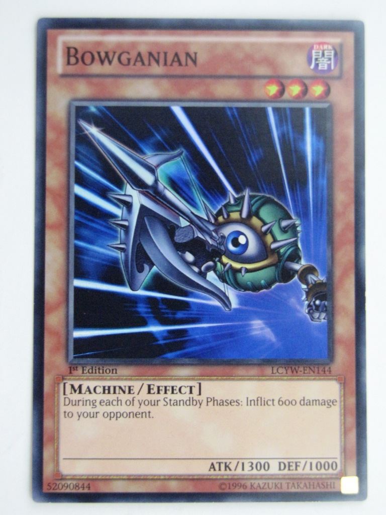 Yugioh Played Cards: BOWGANIAN LCYW SUPER RARE # 29G65