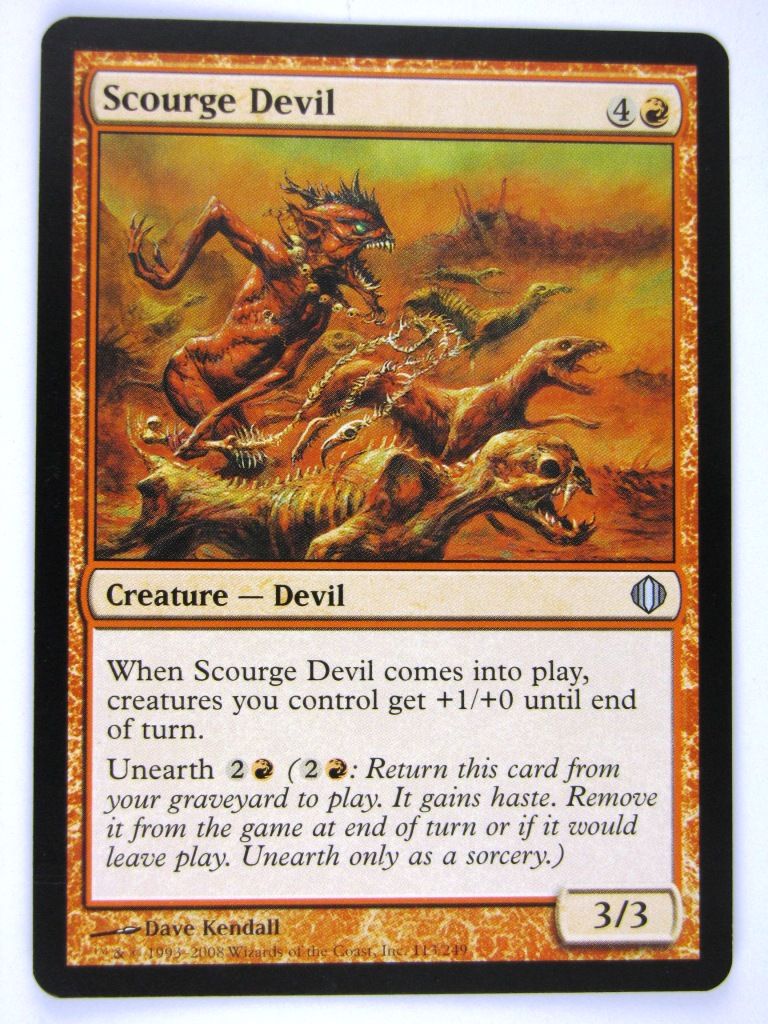 MTG Magic: The Gathering Cards: SCOURGE DEVIL: ALA