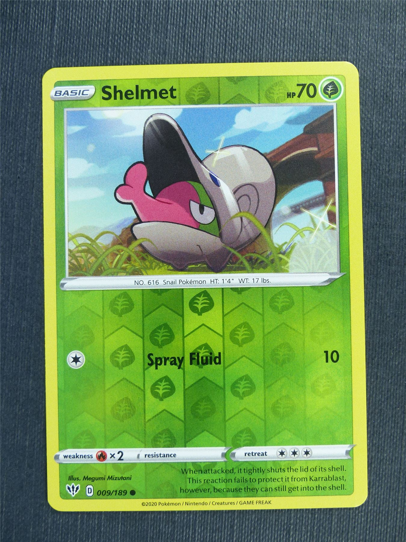 shelmet pokemon card Shelmet 009/189 - DAA