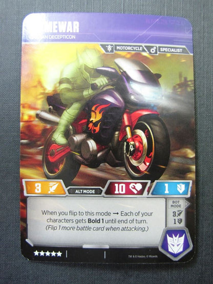 Flamewar CT T20/T40 - Transformers Cards # 7C41