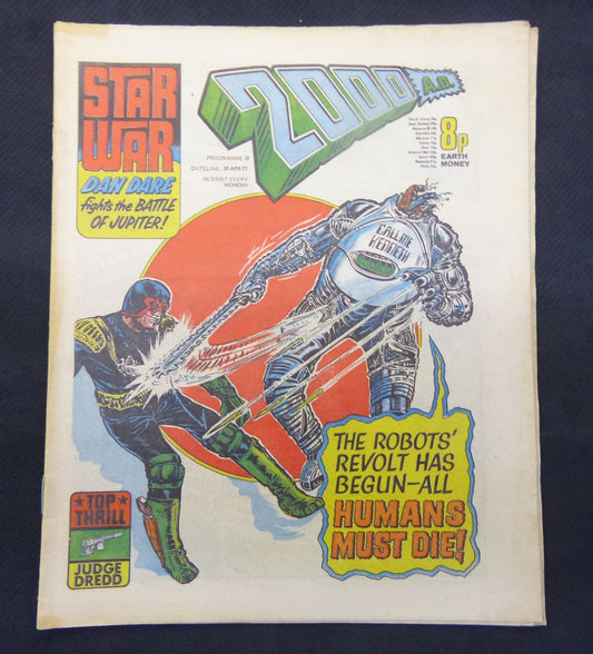 2000 AD Comic - Programme 10 - 30 Apr 1977 #M9