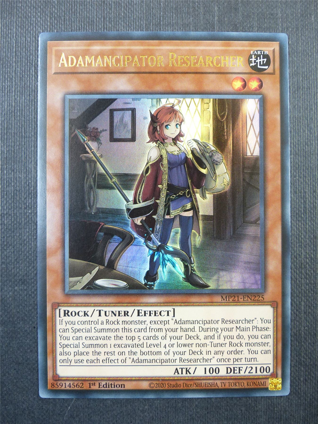 Adamancipator Researcher MP21 Ultra Rare - 1st ed Yugioh Card #2X3 Archeron Adamancipator Researcher MP21 Ultra Rare - 1st ed Yugioh Card #2X3 Archeron