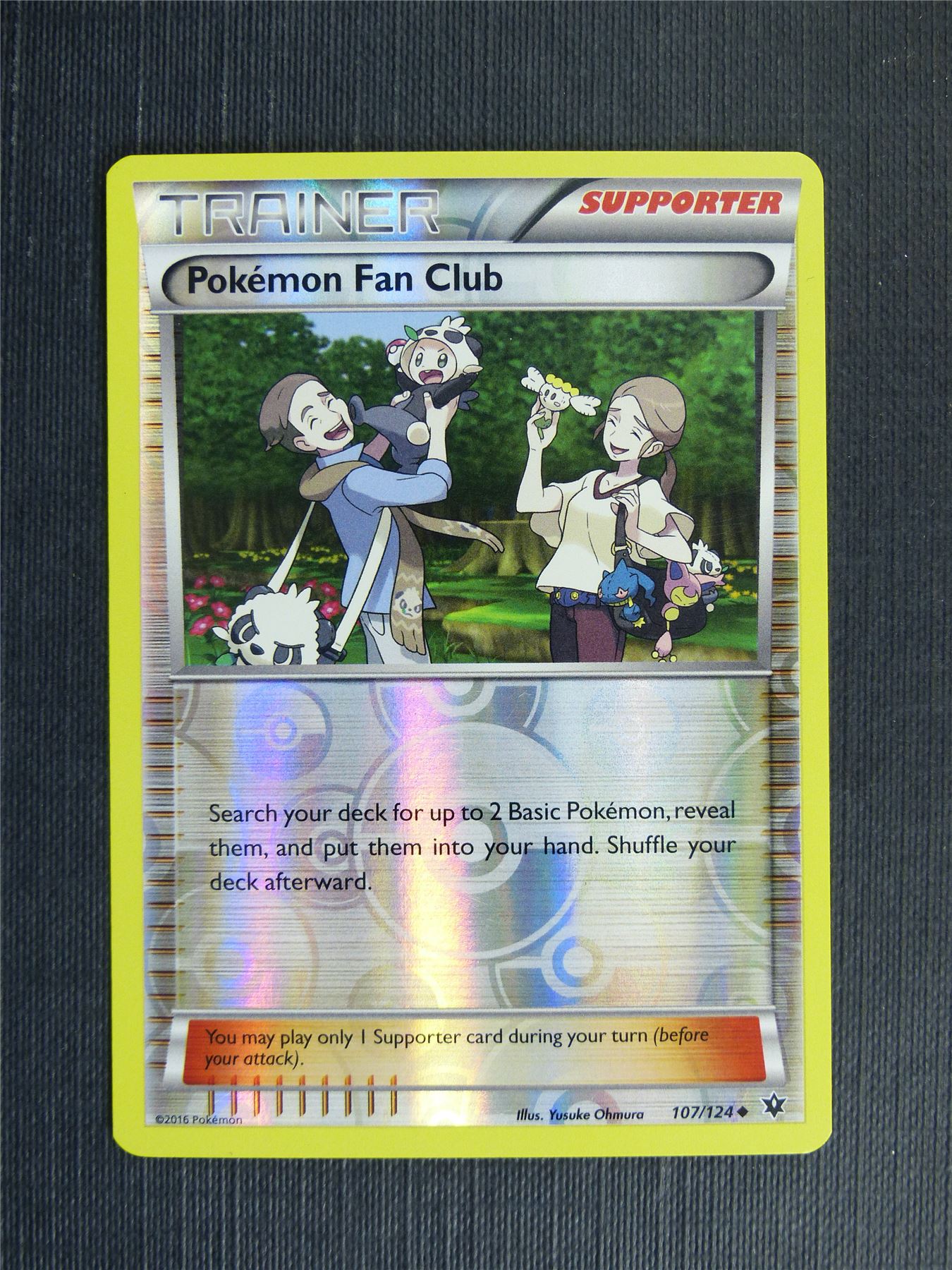 pokemon fan club pokemon card Pokemon Fan Club 107/124 Reverse Holo