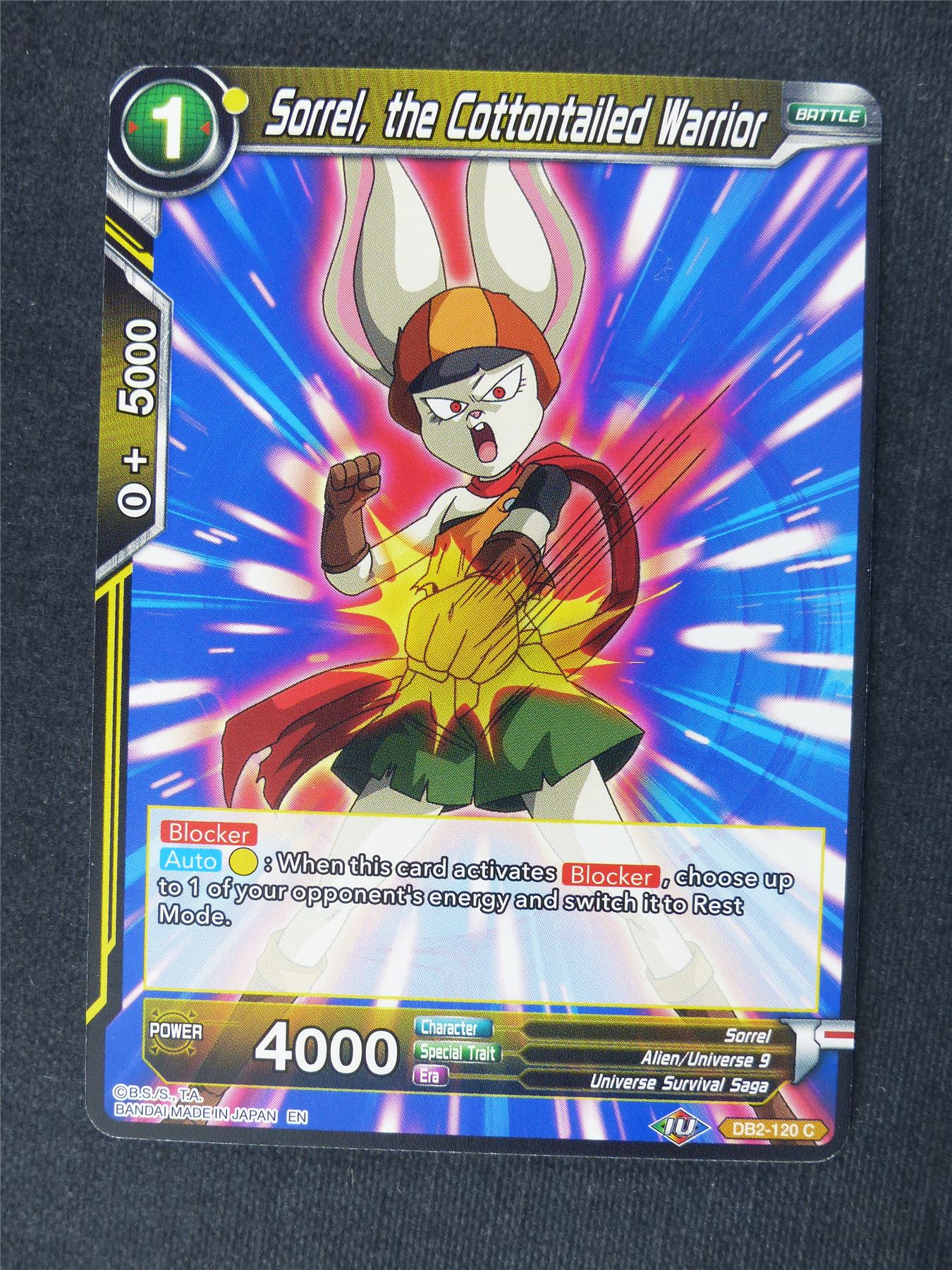 Sorrel the Cottontailed Warrior - Dragon Ball Super Cards #IV