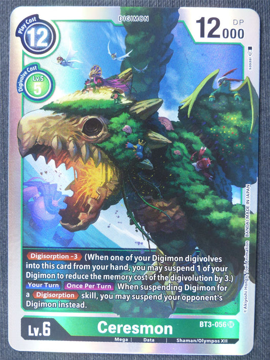 Ceresmon BT3-056 SR - Digimon Cards #49A