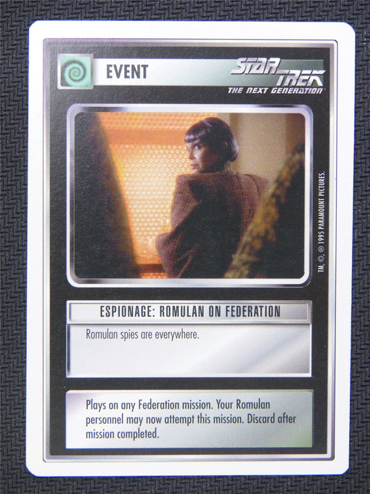 Event Espionage Romulan Federation - Star Trek CCG Next Gen #4WL