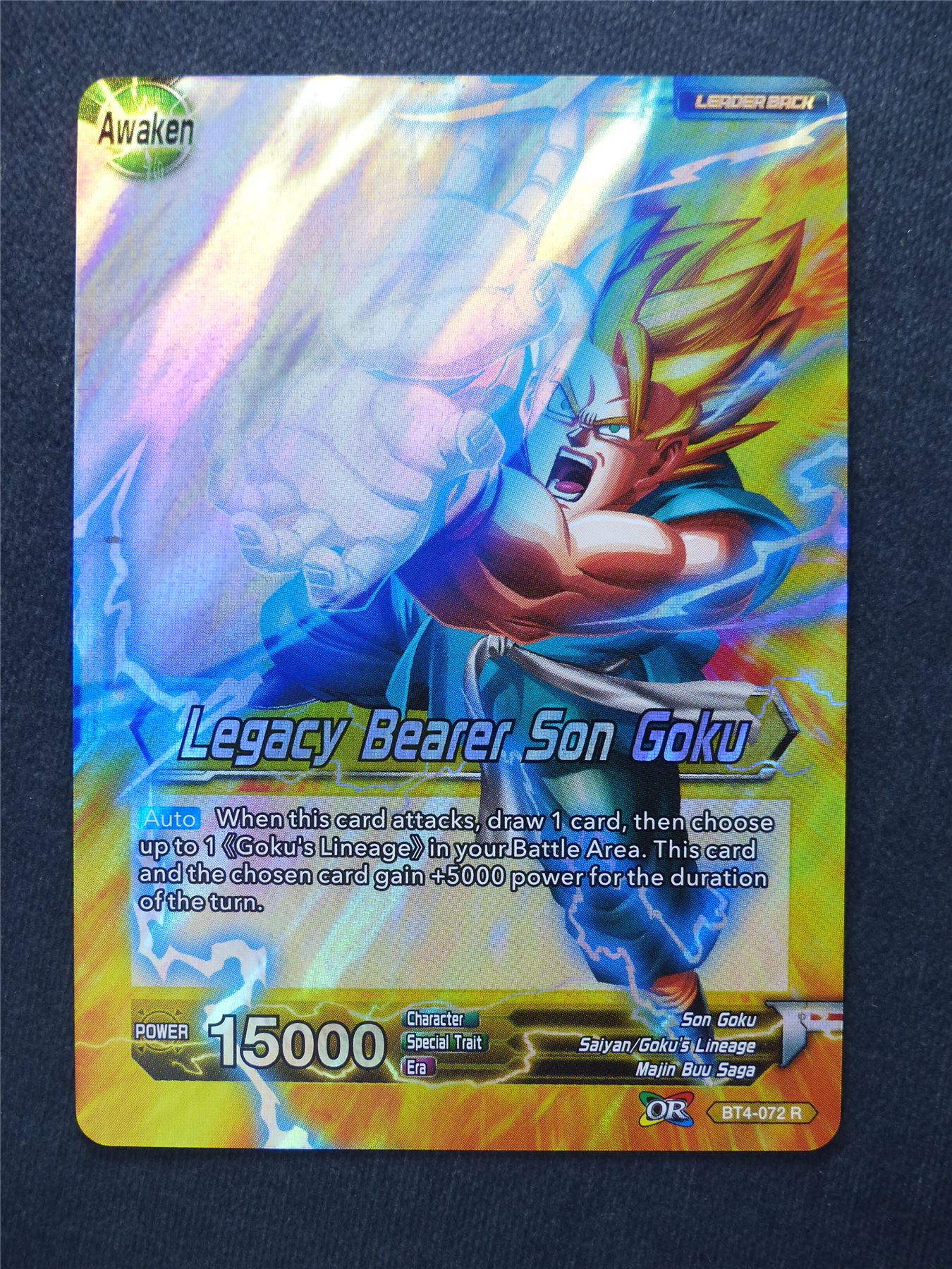Legacy Bearer Son Goku - Dragon Ball Super Cards #ZC